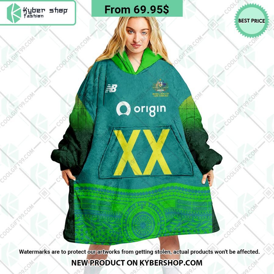 Netball AU Diamonds World Cup CUSTOM Hoodie Blanket