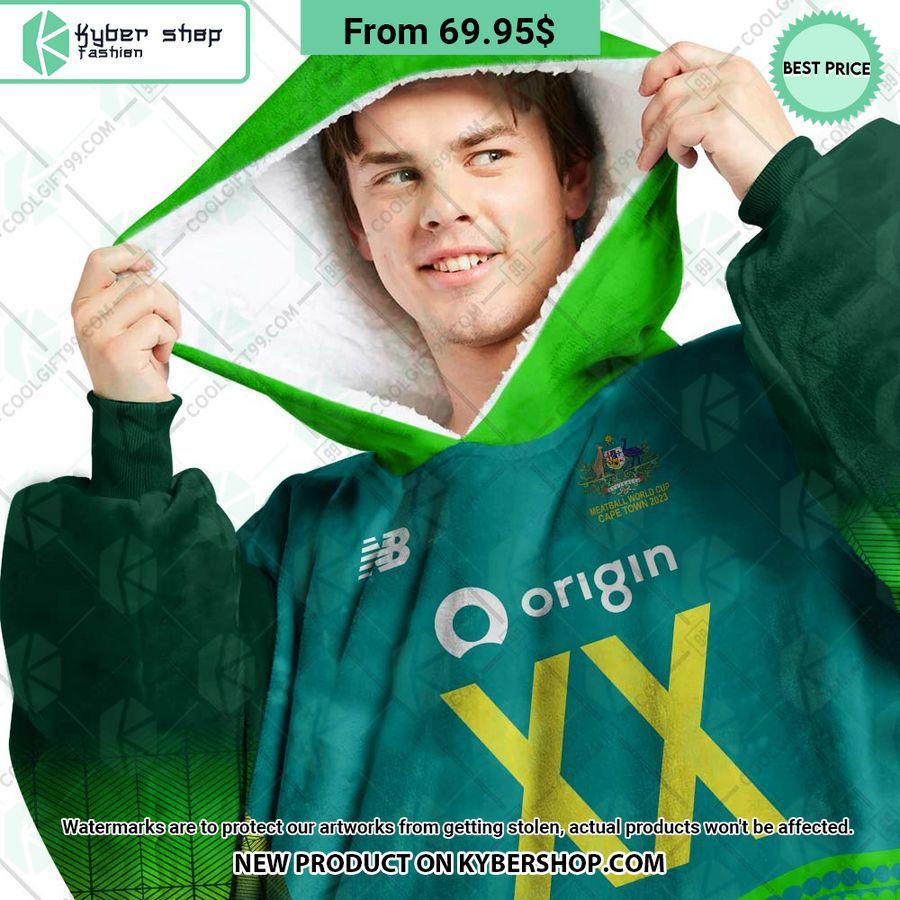 Netball AU Diamonds World Cup CUSTOM Hoodie Blanket