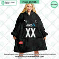 Netball NZ Silver Ferns World Cup 2023 Blue CUSTOM Hoodie Blanket