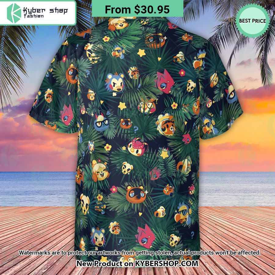 New Horizons Characters Amimal Crossing Hawaiian Shirt
