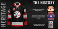New Jersey Devils Heritage Concepts team logo Hockey Jersey