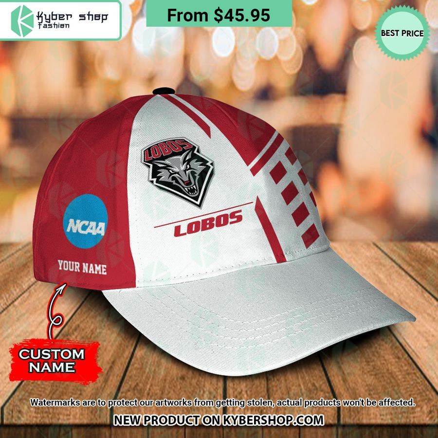 New Mexico Lobos CUSTOM Polo Shirt, Cap