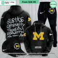 NEW Michigan Wolverines Justice Inspire Change Hoodie