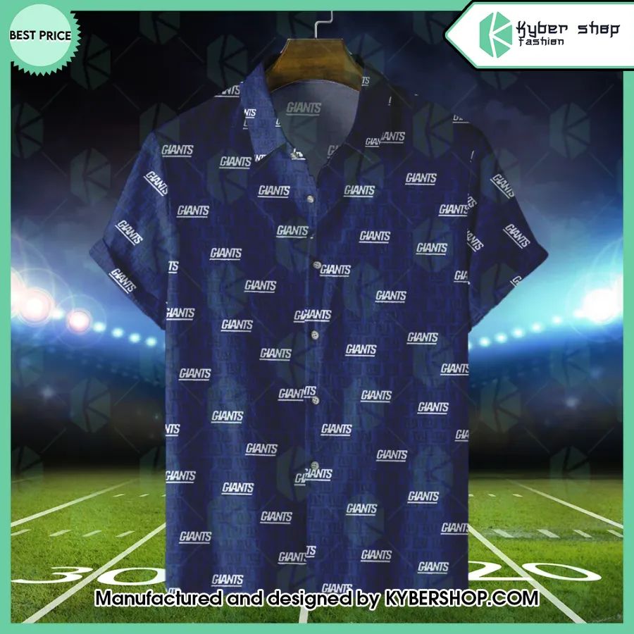 New York Giants Hawaiian Shirt