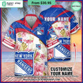 New York Rangers custom personalized Hawaiian Shirt