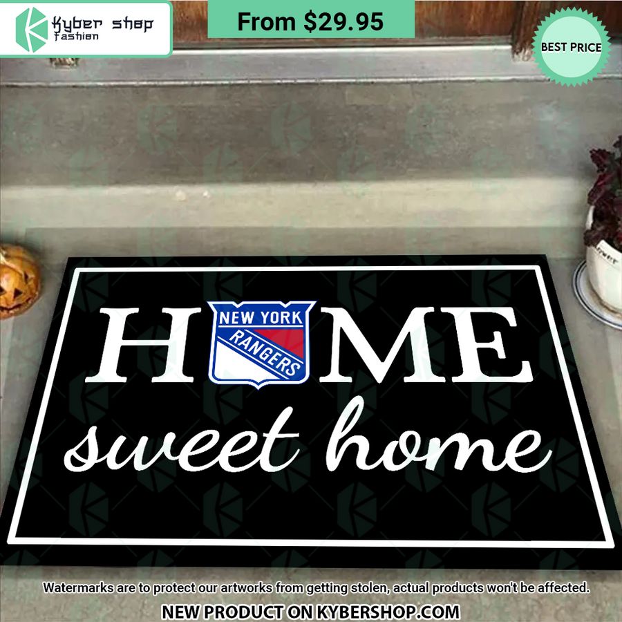 New York Rangers Home Sweet Home Doormat