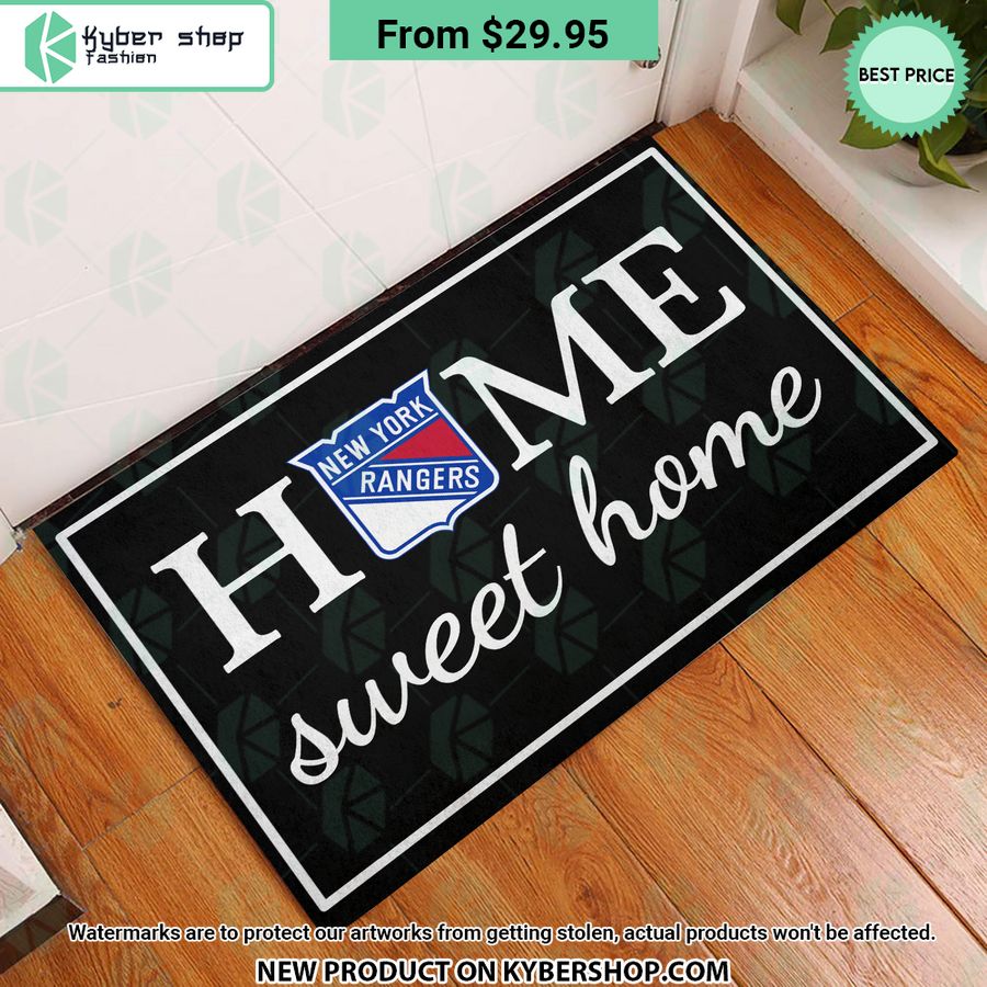 New York Rangers Home Sweet Home Doormat