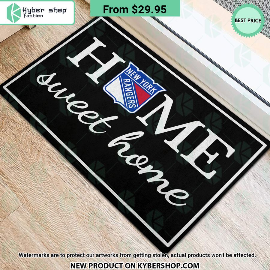 New York Rangers Home Sweet Home Doormat