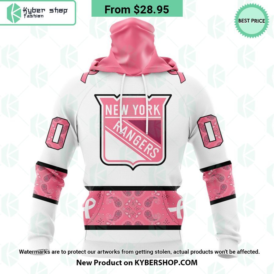New York Rangers In October We Wear Pink Breast Cancer Shirt