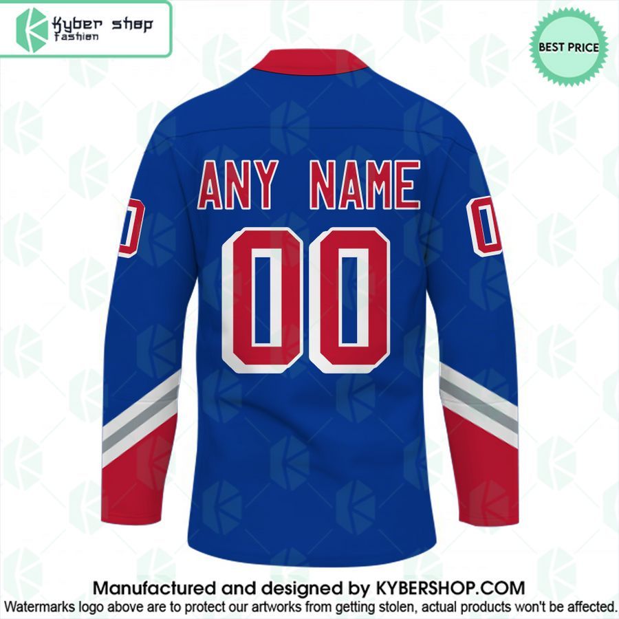 New York Rangers Reverse Retro CUSTOM Hockey Jersey