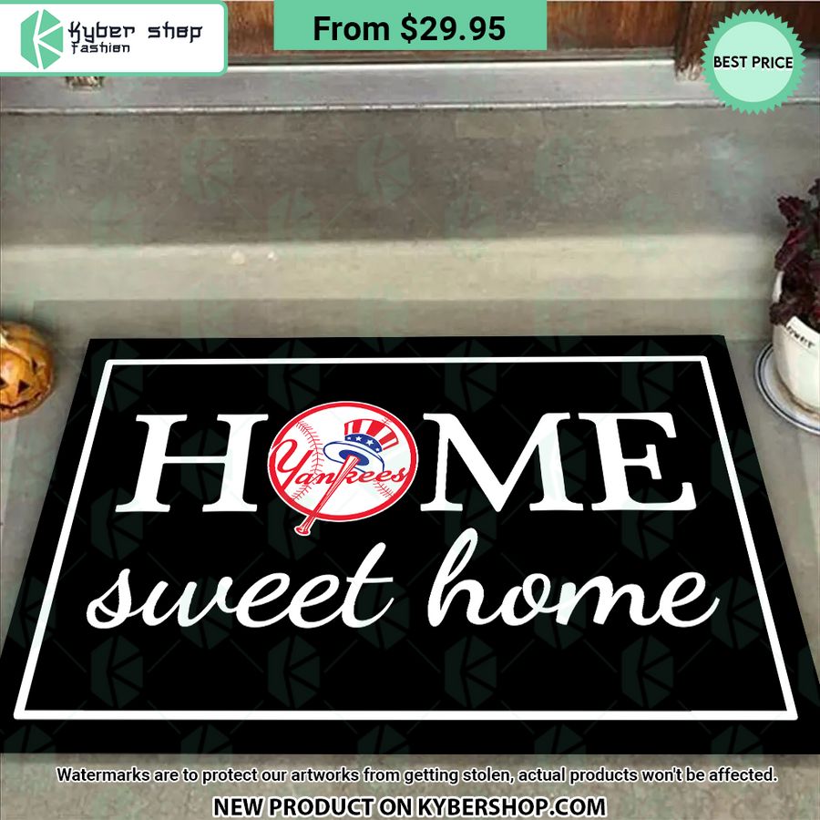 New York Yankees Home Sweet Home Doormat