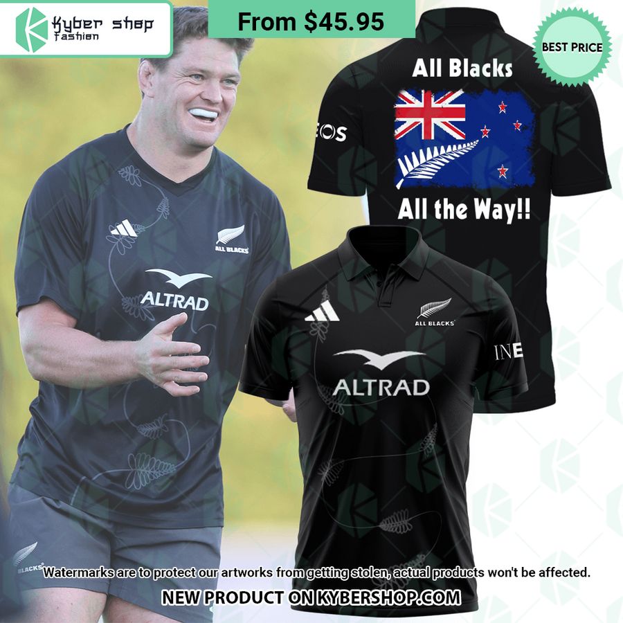 New Zealand All Blacks All The Way Polo Shirt