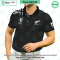 New Zealand Flag Rugby World Cup France 2023 Polo Shirt