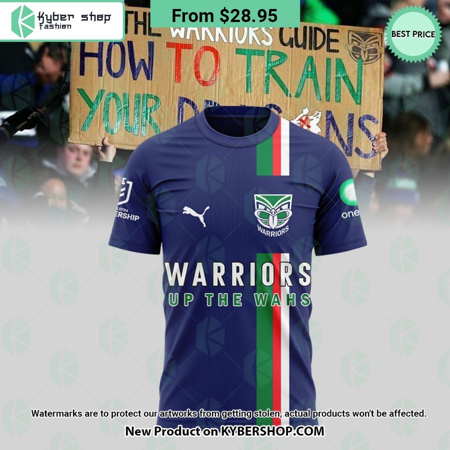 New Zealand Warriors NRL Up The Wahs Shirt, Shorts