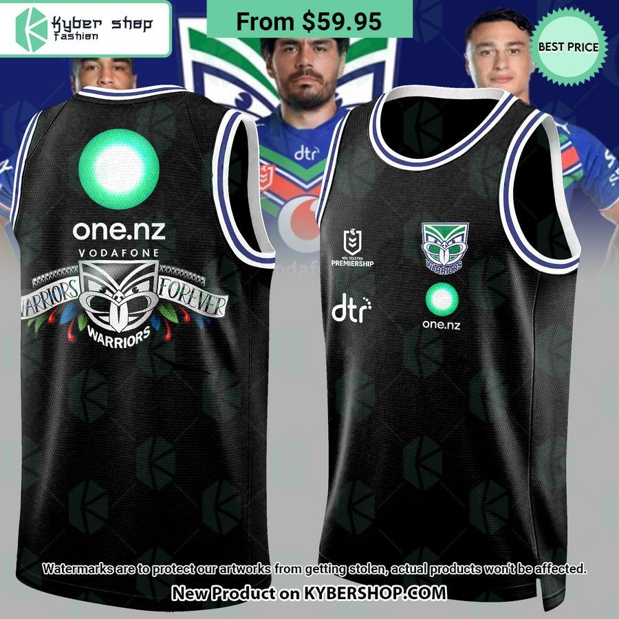 New Zealand Warriors UP THE WAHS Basketball Jersey