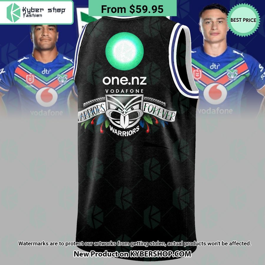 New Zealand Warriors UP THE WAHS Basketball Jersey