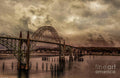 Newport Oregon Print Unisex , , , Long Sleeve Tee
