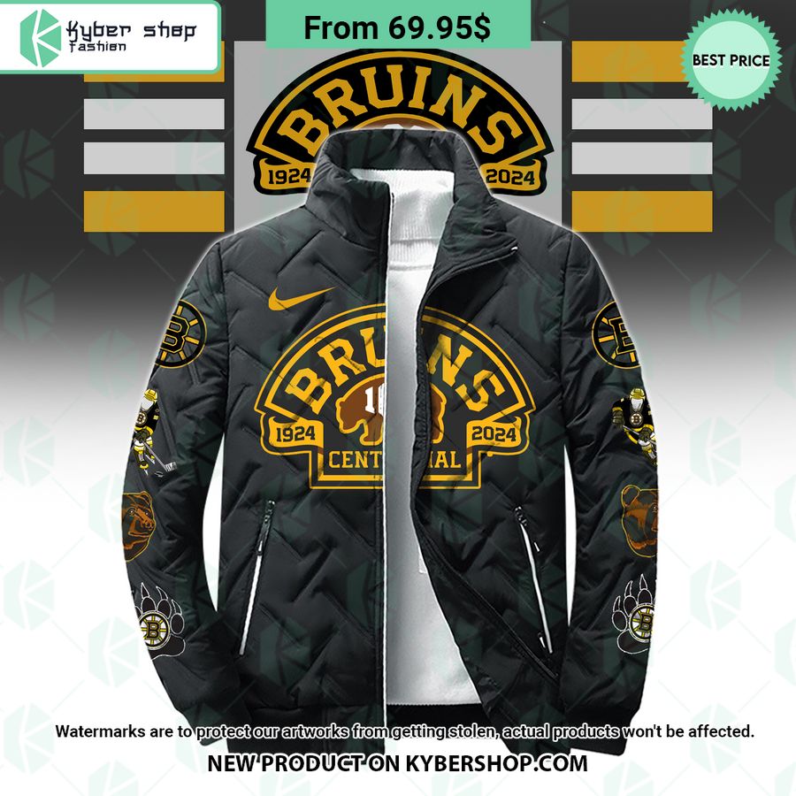 NHL Boston Bruins 100 Centennial Puffer Jacket