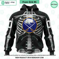 NHL Buffalo Sabres Skeleton Costume Halloween CUSTOM Hoodie