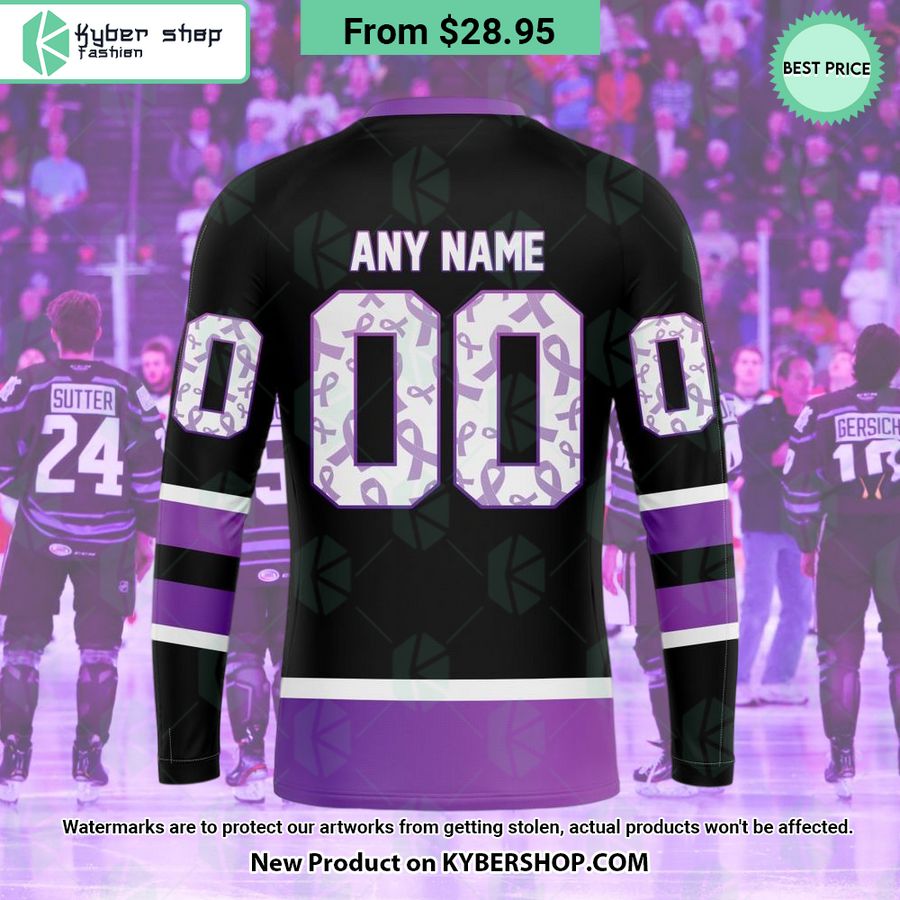 NHL Minnesota Wild Hockey Fights Cancer Hoodie