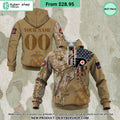 NHL Philadelphia Flyers Marine Corps Camo CUSTOM Hoodie