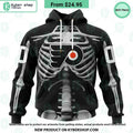 NHL Philadelphia Flyers Skeleton Costume Halloween CUSTOM Hoodie