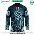 NHL Seattle Kraken Special Design With Space Needle CUSTOM Hockey Jersey