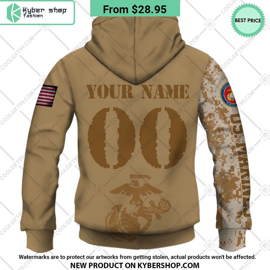 NHL St. Louis Blues Marine Corps Camo CUSTOM Hoodie