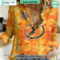NHL Tampa Bay Lightning Orange Every Child Matter Women Casual Shirt