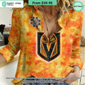 NHL Vegas Golden Knights Orange Every Child Matter Women Casual Shirt