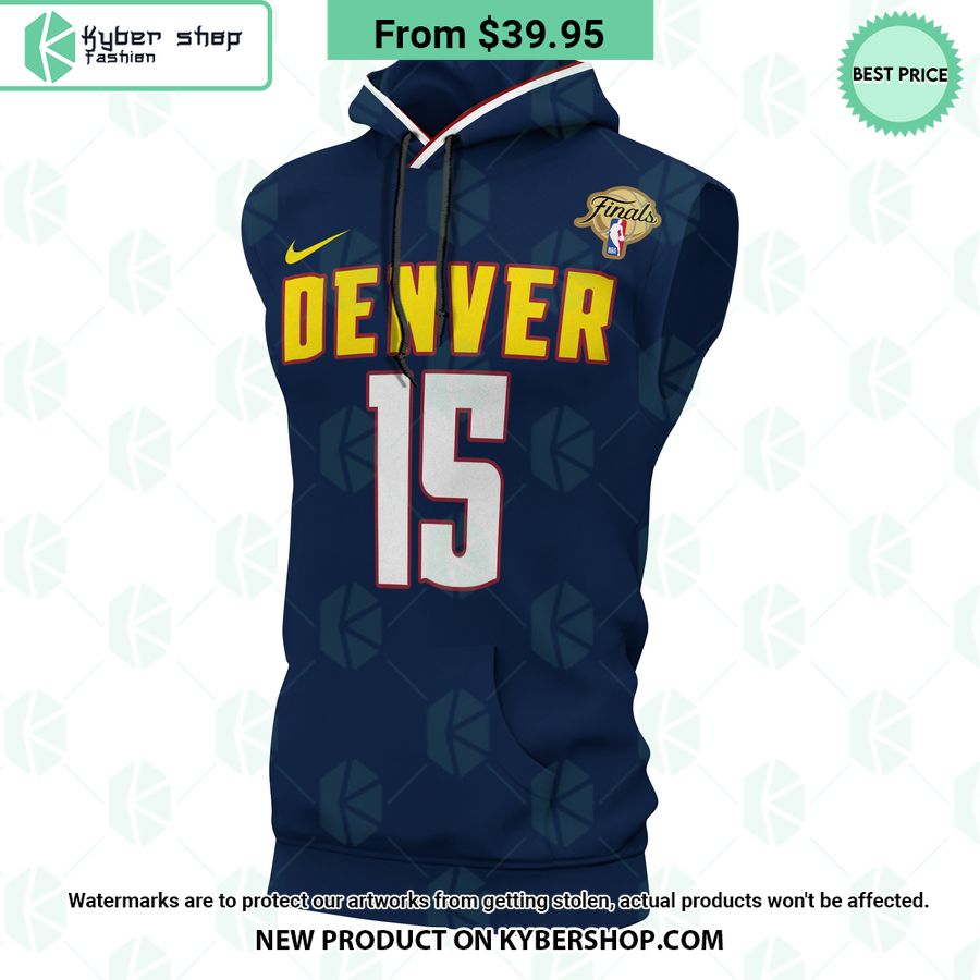 Nikola Jokic 15 Denver Nuggets NBA Final Sleeveless Hoodie