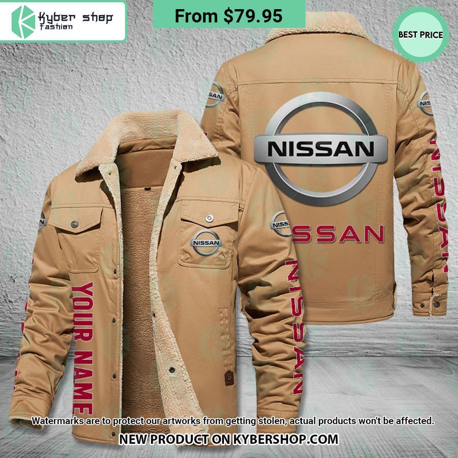 Nissan CUSTOM Fleece Leather Jacket