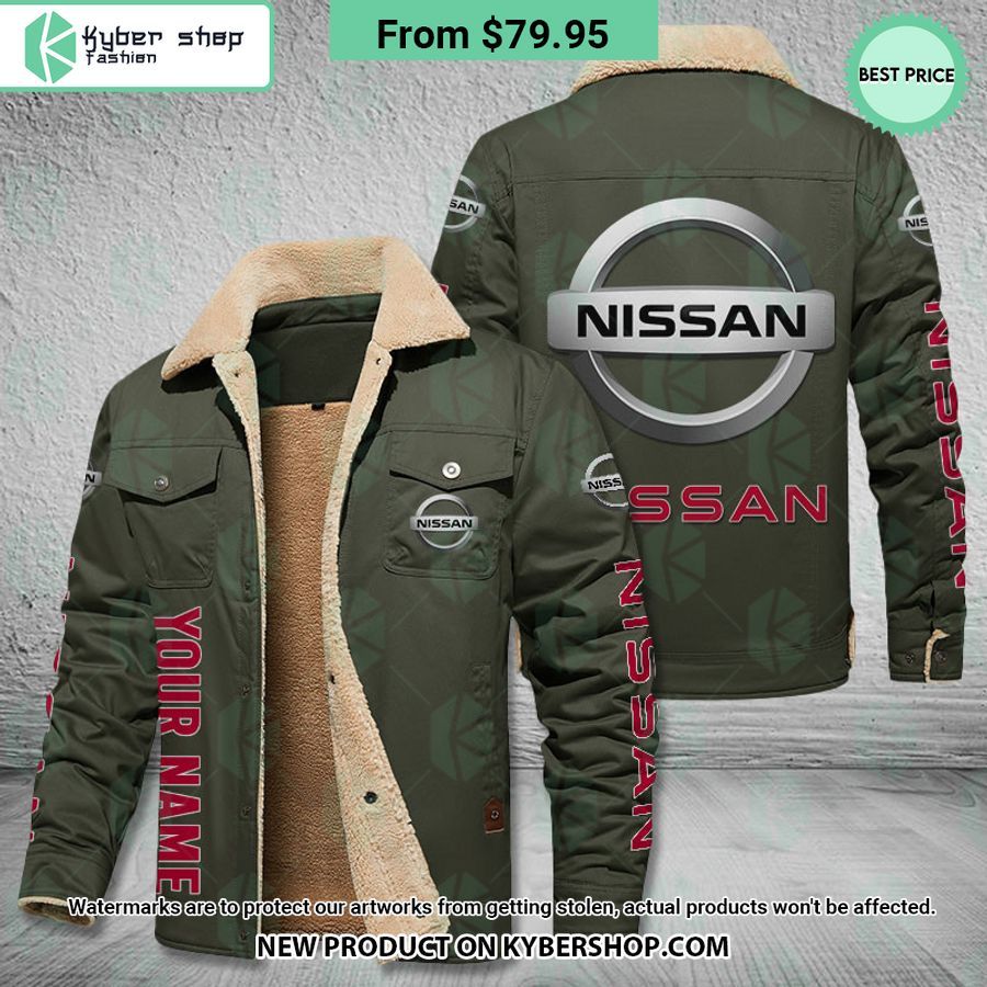 Nissan CUSTOM Fleece Leather Jacket