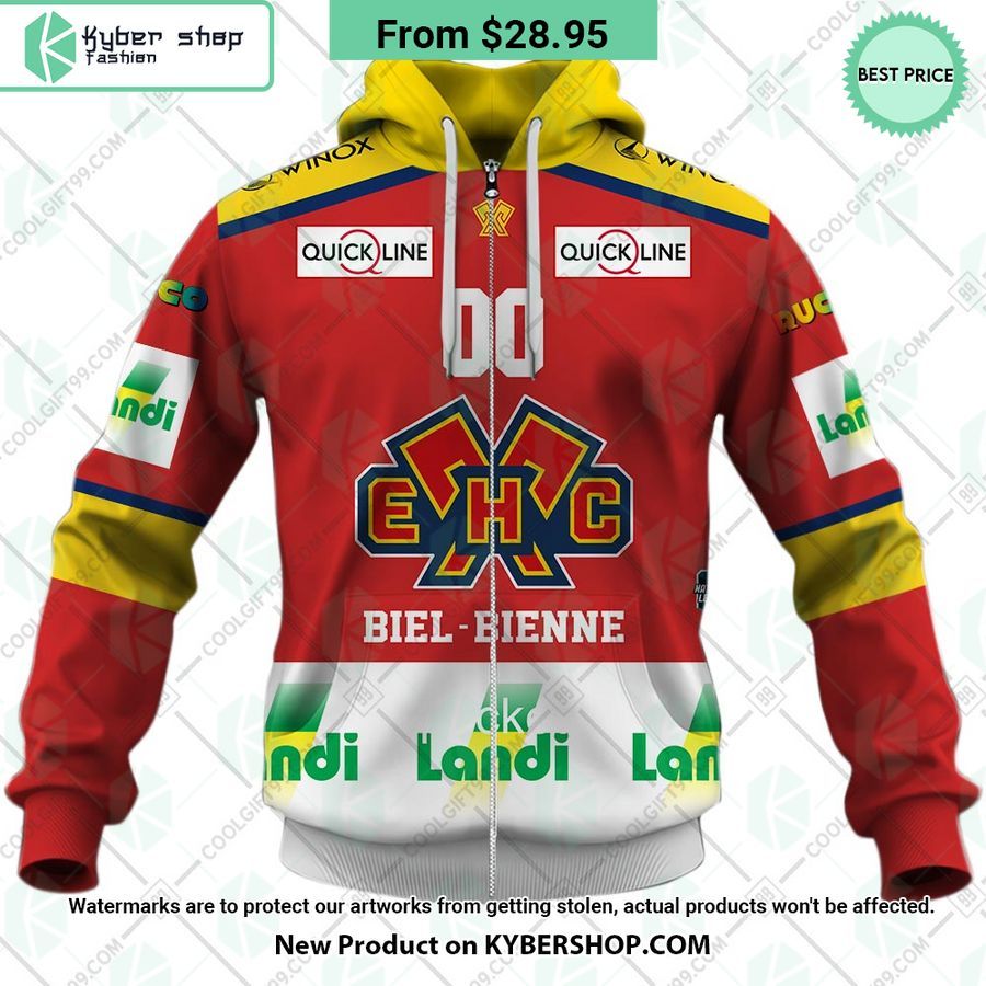 NL Hockey EHC Biel Home Jersey Hoodie, Shirt