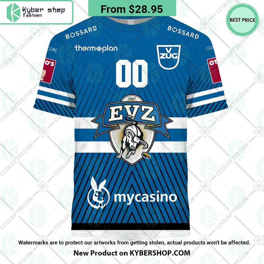 NL Hockey EV Zug Home Jersey Hoodie, Shirt