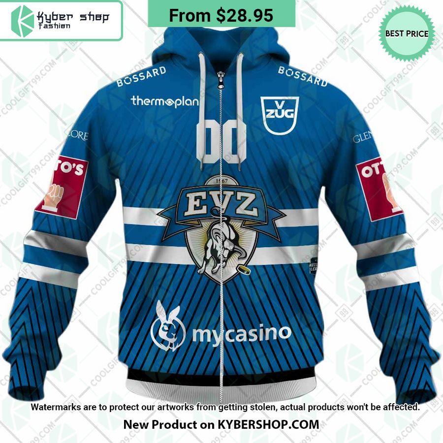 NL Hockey EV Zug Home Jersey Hoodie, Shirt