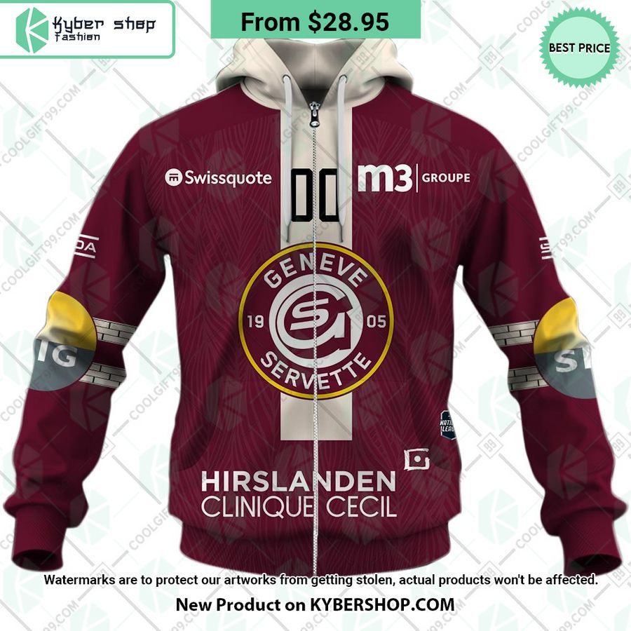 NL Hockey Geneve Servette HC Home Jersey Hoodie, Shirt