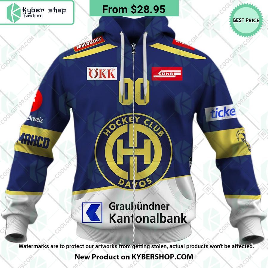 NL Hockey HC Davos Home Jersey Hoodie, Shirt