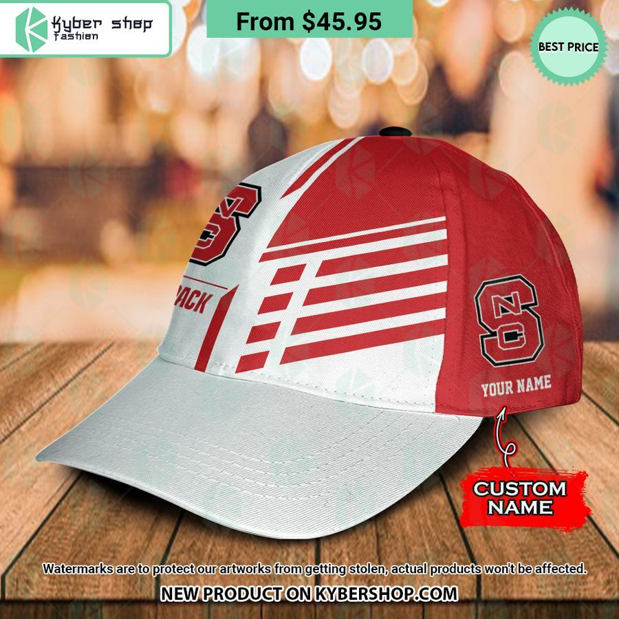 North Carolina State Wolfpack CUSTOM Polo Shirt, Cap