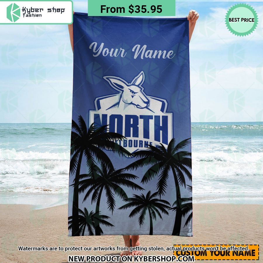 North Melbourne CUSTOM Beach Towel