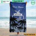 North Melbourne CUSTOM Beach Towel