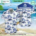 North Melbourne Football Club Hawaiian Shirt Shorts