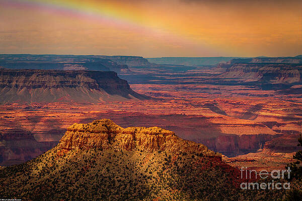 North Rim Rainbow Print Unisex , , , Long Sleeve Tee