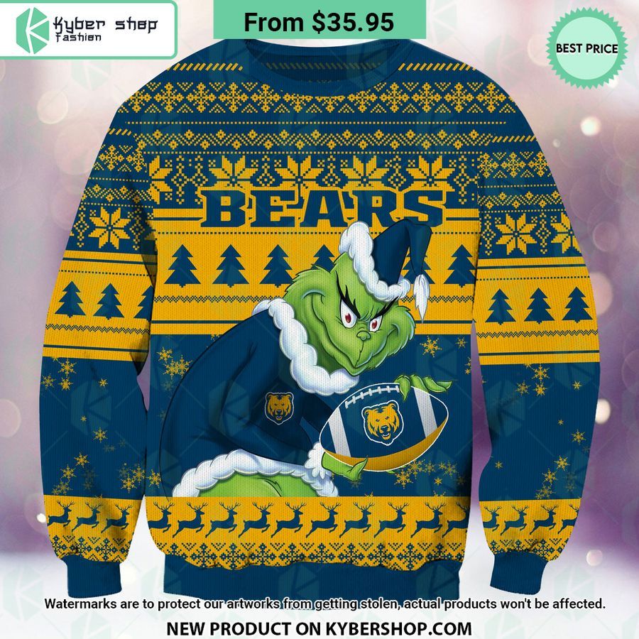 Northern Colorado Bears Grinch Christmas Sweater