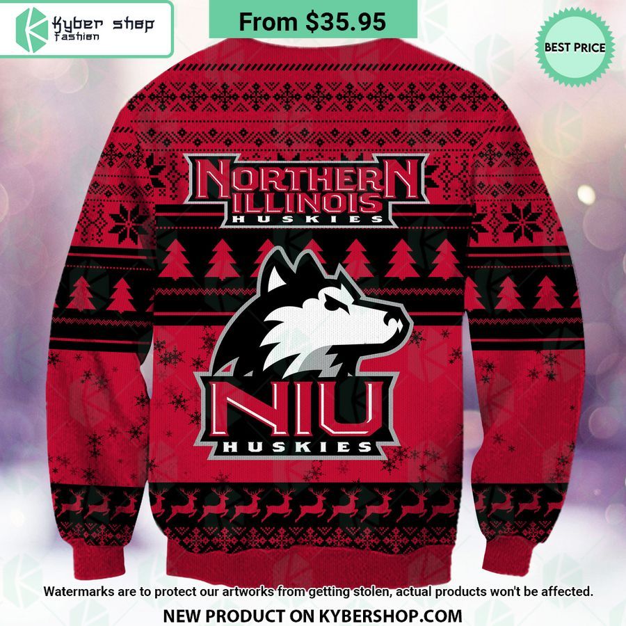 Northern Illinois Huskies Grinch Christmas Sweater
