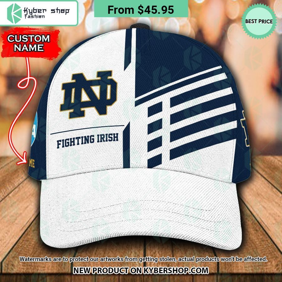 Notre Dame Fighting Irish CUSTOM Polo Shirt, Cap