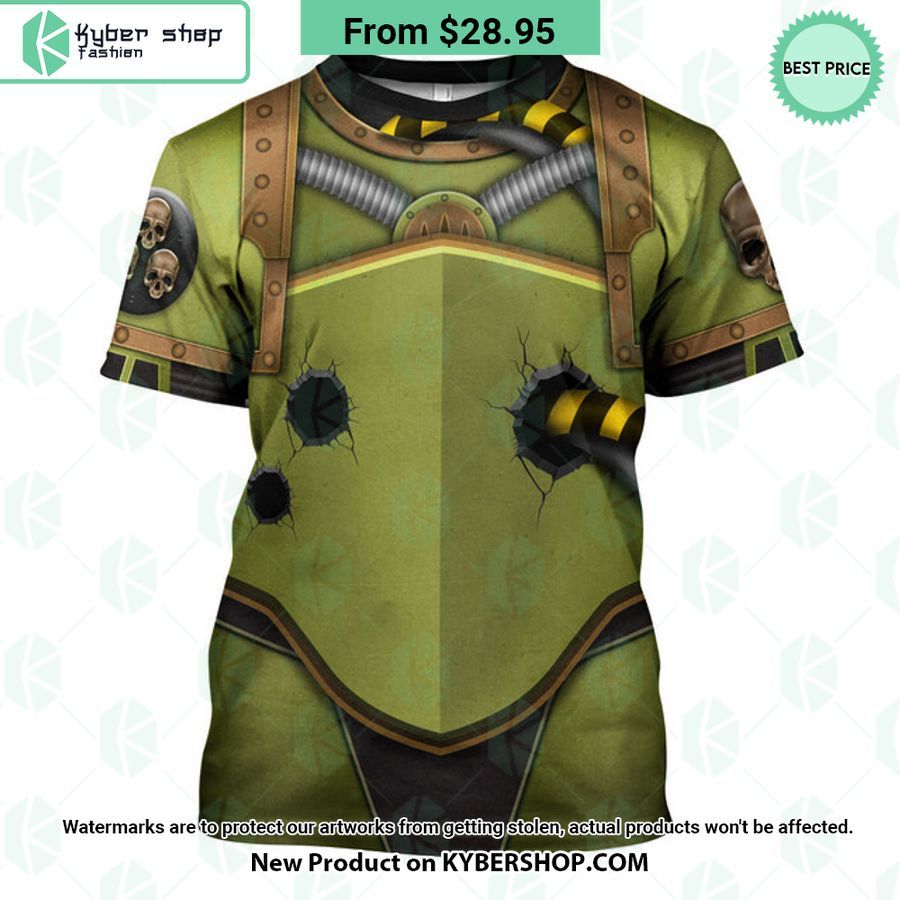 Nurgle Chaos Space Marines Costume Warhammer 40K Hoodie