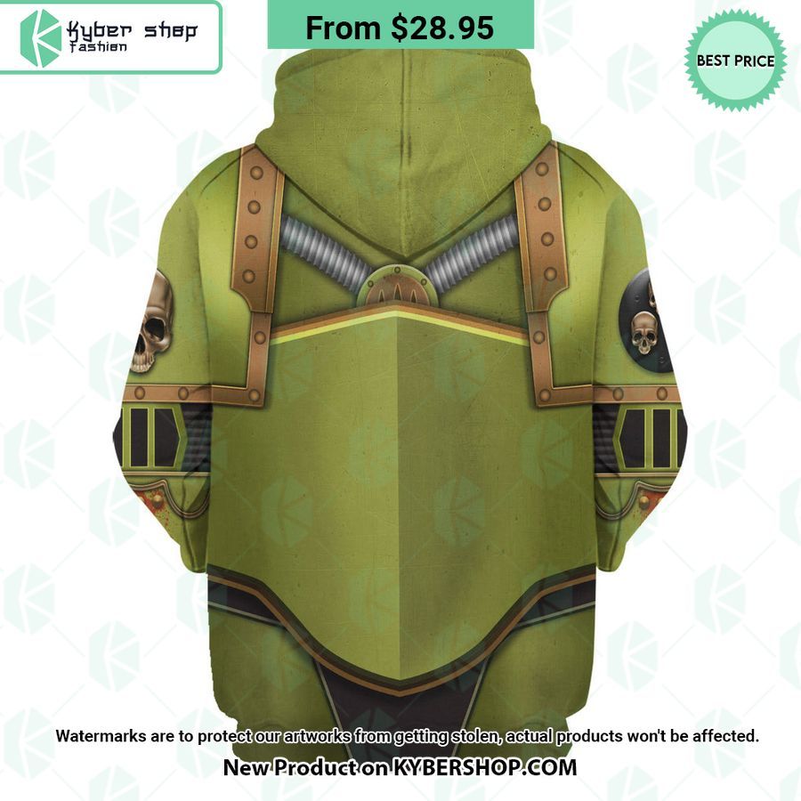 Nurgle Chaos Space Marines Costume Warhammer 40K Hoodie