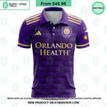 Orlando City SC 2023 Home The Wall MLS CUSTOM Polo Shirt