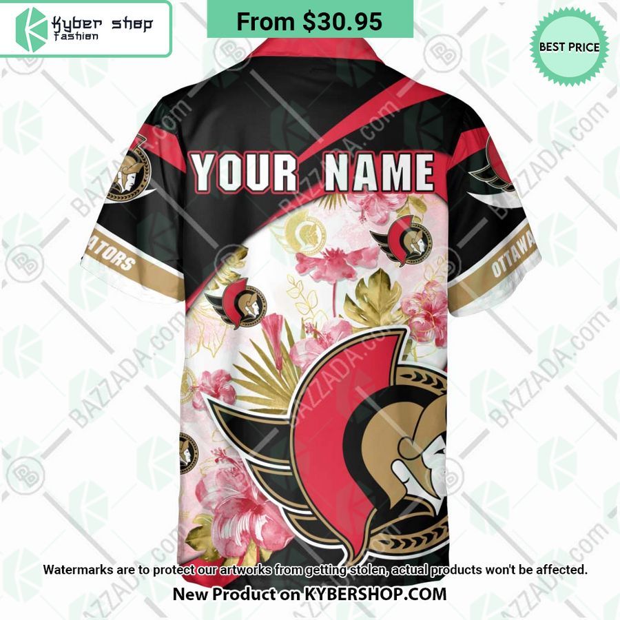 Ottawa Senators custom personalized Hawaiian Shirt